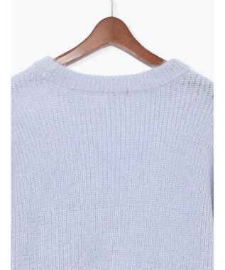 Te chichi キャットヤーンニット Ｓグレー