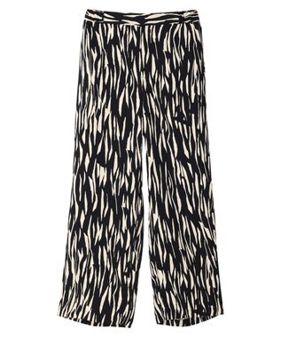 AMERICAN HOLIC サラッとＬｅａｆモチーフパンツ Black