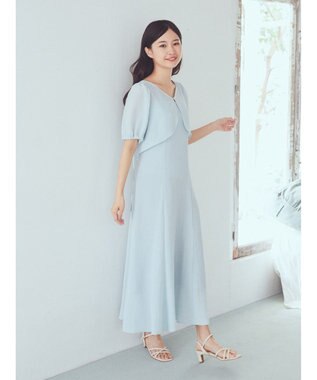 earth music&ecology ＳＥＴ２点パフスリーブブラウス＋キャミワンピース Mint