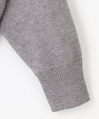 SHARE PARK LADIES フロントロゴショートプルオーバー ライトグレー系