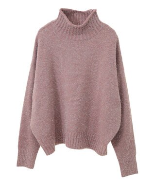 Green Parks ・Ｐｅｔｉｔ　Ｆｌｅｕｒ　ラメタートルニット Pink