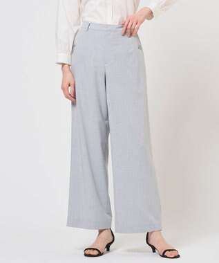 J.PRESS LADIES S トロピカルストレッチ ワイド パンツ