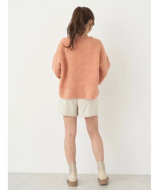 earth music&ecology ブークレプルオーバー Orange