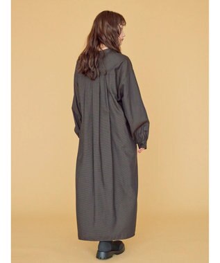 AMERICAN HOLIC イージーケアＷポケットシャツワンピース Gingham Check