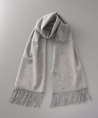AURORA WEB限定 カシミヤ ストール（幅70cm) ミディアムグレー