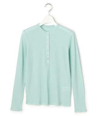 23区 【先行予約】シアーリブ レイヤード ロンTEE スモーキーグリーン系