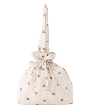 MOONBAT ポール & ジョー (PAUL & JOE　ACCESSOIRES)ポケッタブル撥水レインバッグ ホワイト