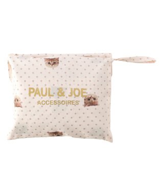 MOONBAT ポール & ジョー (PAUL & JOE　ACCESSOIRES)ポケッタブル撥水レインバッグ ホワイト