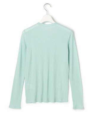 23区 【先行予約】シアーリブ レイヤード ロンTEE スモーキーグリーン系