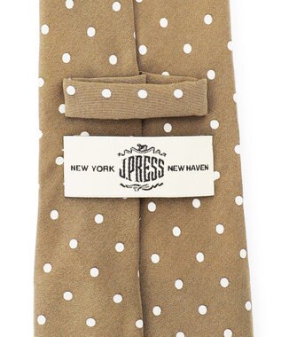 J.PRESS MEN ハンドプリントドット ネクタイ ブラウン系6