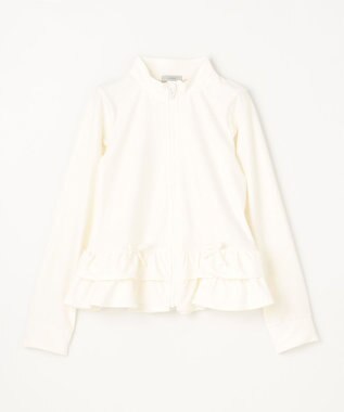 ANY KIDS 裾フリル ラッシュガード オフホワイト