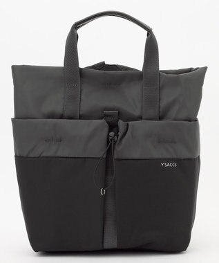 Y'SACCS ドローストリング コンビカラーリュックサック