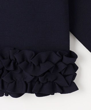 Feroux フリル ニット セットアップ ネイビー系