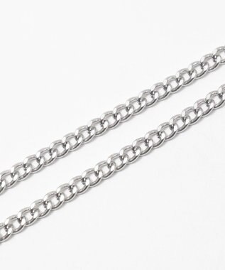 WEGO 【2点セット】アクセ付きアンサンブルグラフィックT（長袖） ホワイト