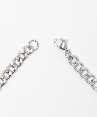 WEGO 【2点セット】アクセ付きアンサンブルグラフィックT（長袖） ホワイト