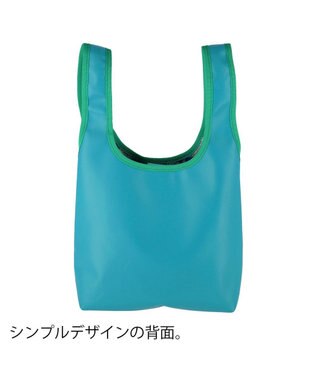 tsumori chisato CARRY リバーシブルラム レジレザーバッグ ハンドバッグ 手提げバッグ Lサイズ ブルー