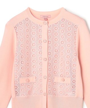 TOCCA CRYSTAL LABYRINTH カーディガン ピンク系
