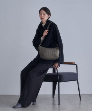 MIYABIYA LAQUOH【撥水加工】篭目柄エンボスボンディングショルダー