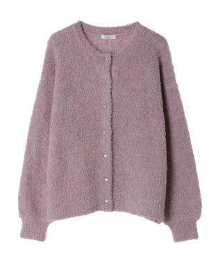 earth music&ecology ブークレカーディガン Lavender
