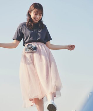 Feroux ロゴプリント Tシャツ グレー系