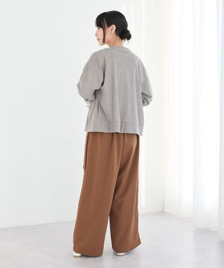 CRAFT STANDARD BOUTIQUE リングドットボタンカーディガン Gray