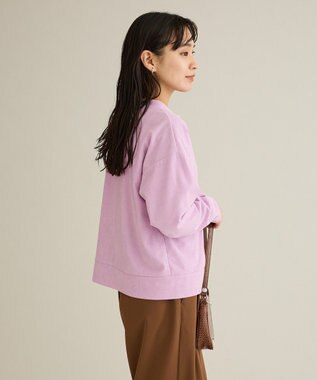 CRAFT STANDARD BOUTIQUE リングドットボタンカーディガン Pink
