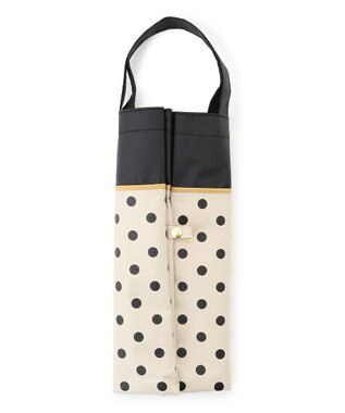 TOCCA 【晴雨兼用】DREAM OF DOTS UMBRELLA 折り畳み傘 収納バッグ付き ベージュ系