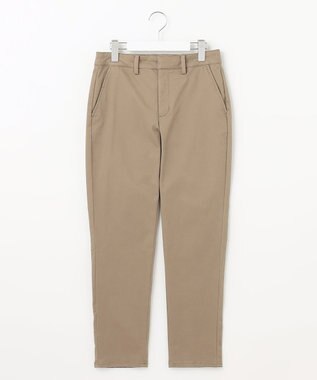 J.PRESS LADIES 【洗える】ピーチサテンストレッチ パンツ ベージュ系