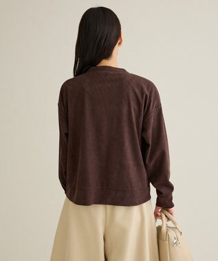 CRAFT STANDARD BOUTIQUE リングドットボタンカーディガン Brown