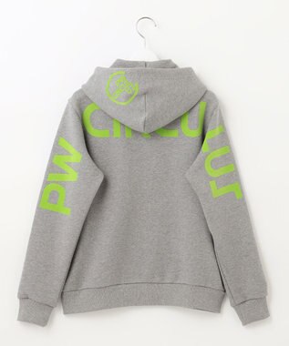 PW CIRCULUS 【WOMEN】アスレジャー 裏毛 ジップアップ パーカー ライトグレー系