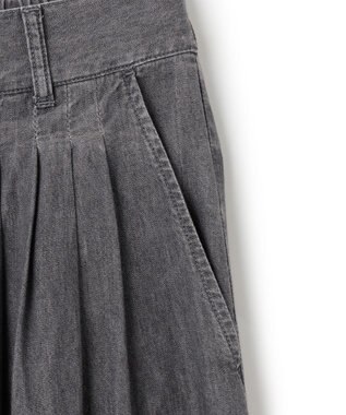 uncrave ライトデニム ワイドパンツ グレー