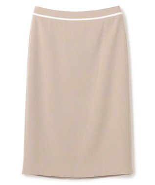 BEIGE， 【洗える・L-size】CINDY / タイトスカート Taupe × White