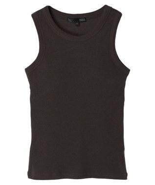 Green Parks ・ＳＵＧＡＲ　ＳＰＯＯＮリブタンクトップ（パット付） Charcoal Gray