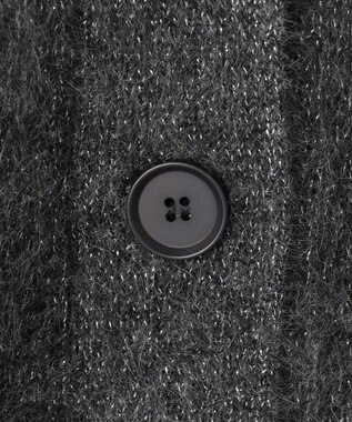 ICB L 【30th ANNIVERSARY】ルレックスフォックスアルパカ Vネックカーディガン ミディアムグレー