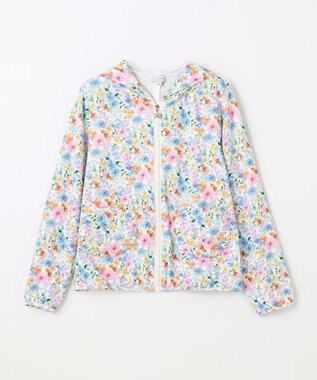 ANY KIDS UVカット さらさら パーカー 花柄