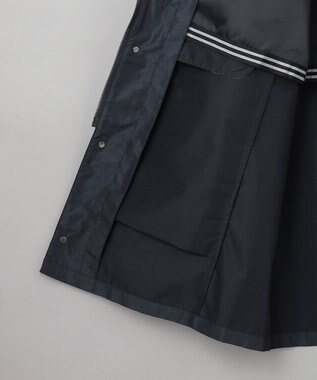 GOTAIRIKU ダウンライナー装着可【仕事で着用可】メランジシャンブレー スプリングブルゾン(25年モデル) ダルブルー系