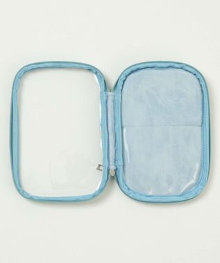 WEGO 【痛バ＆推し活グッズ】パールキルティングアクリルスタンドポーチ サックス