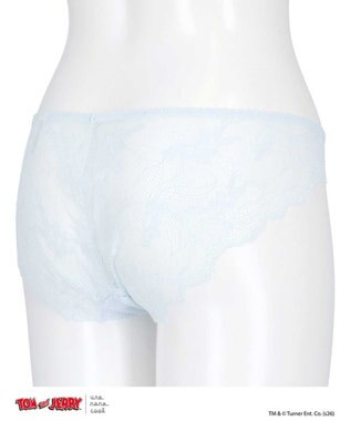 une nana cool トムとジェリー × une nana cool 総レースショーツ スカイブルー