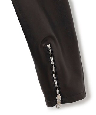 JOSEPH HOMME  【HIGH GRADE LINE】エアーカウレザー　シングルライダース ブラック系