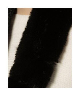 UNBILLION カシュネ cache nez / フェイクファーマフラー ブラック