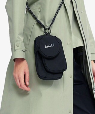 AIGLE 撥水 ショルダーポーチ サブポーチ付属