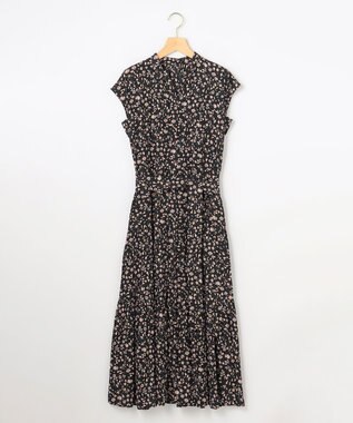 組曲 S 【WEB限定】ギャザーライトデシン ティアードワンピース