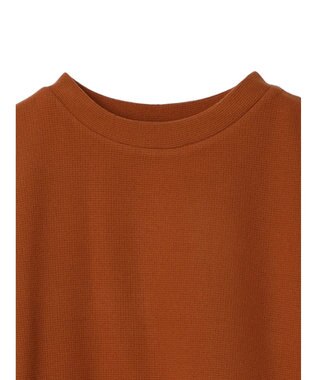 CRAFT STANDARD BOUTIQUE 起毛ワッフルレイヤード風プルオーバー Orange