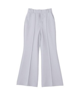 earth music&ecology センターシームフレアパンツ Gray