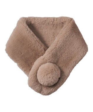 MOONBAT 【洗える】ふわもこマフラー ミニうさしっぽ