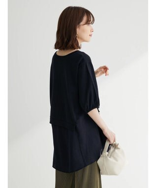 Green Parks カットドッキングフレアラインプルオーバー Black