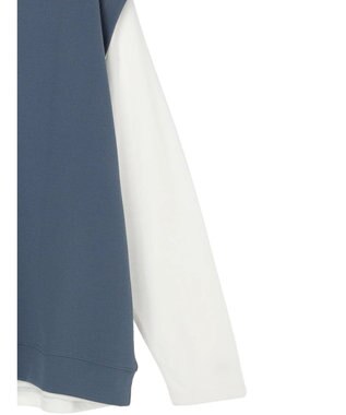 CRAFT STANDARD BOUTIQUE 梨地カットベスト＋Ｌ／Ｓ　ＴＥＥーＳＥＴ Blue