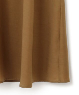 ICB L 【洗える】 キュプラシルクローン ワンピース キャメル系