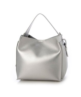 UNBILLION カシュカシュ cachecache / ミニトート付サイドポケット2wayトーバッグ シルバー