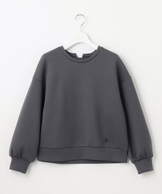 Feroux 【洗える・セットアイテム】バックリボンダンボール セットアップ グレー系